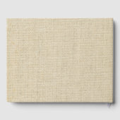 私フェイクたちのバケツリストカップルのリネン結婚 ゲストブック (裏面)