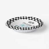 私ブルーレースカー3rd誕生日パーティーをキャッチできない ペーパーボウル (傾斜あり)