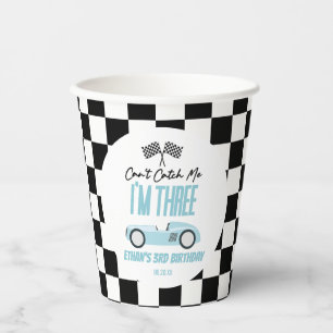 私ブルーレースカー3rd誕生日パーティーをキャッチできない 紙コップ