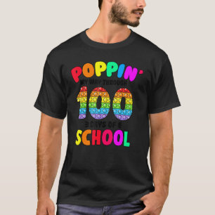 私ポップ・アートのは学校の100の日を通る私の道 Tシャツ