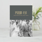 私メリーたち! |ホリデーフォトカード – グリッター&セメント シーズンカード (スタンド正面)