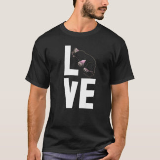 私モグラ日女性かわいい小さなモグラ愛1 Tシャツ