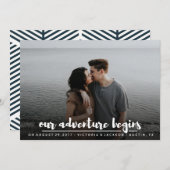 私モダンたちのアドベンチャーのブラシ写真パーソナライズされた (正面/裏面)