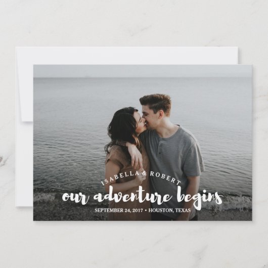 私モダンたちのアドベンチャーのブラシ写真パーソナライズされた (正面)