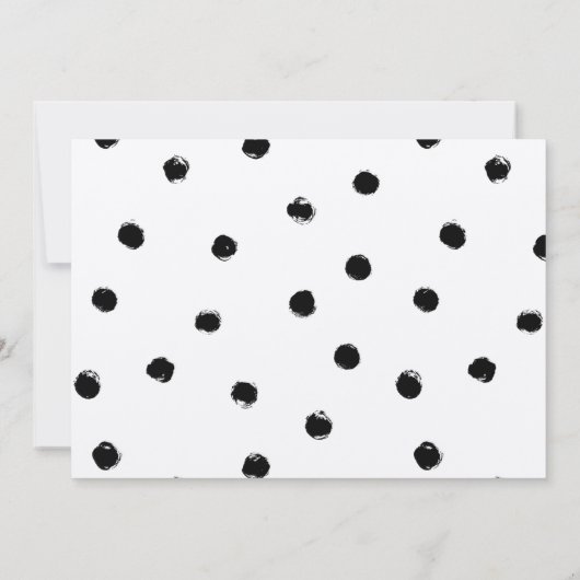 私モダンたちの結婚式の日に私の新郎にスクリプト 招待状 (裏面)