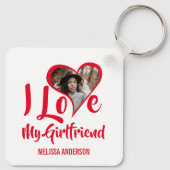 私モダンは彼女が大好き |ハート写真 キーホルダー (裏面)