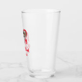 私モダンは彼女が大好き |ハート写真 タンブラーグラス (左)