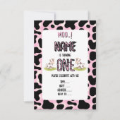 私モーは1つ回す 招待状 (正面)