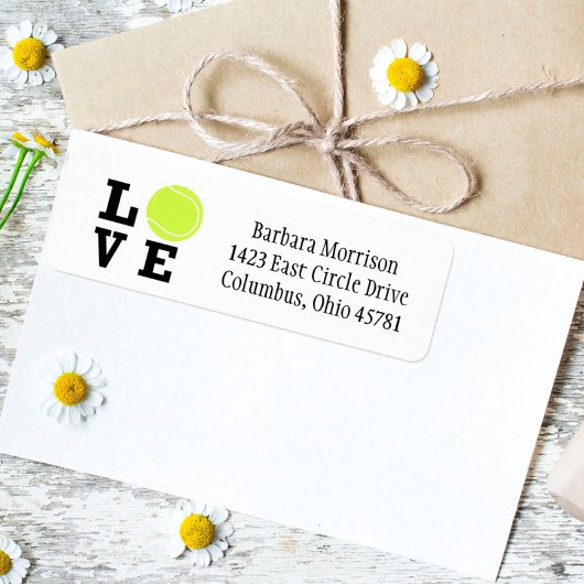 私ユニークはテニスが大好き ラベル