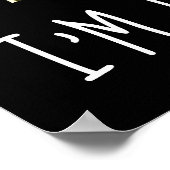 私ユーモアのあるはもし魚釣りではなく考える気になる ポスター (角)