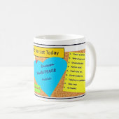 私リストのマグをするため コーヒーマグカップ (正面右)