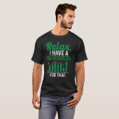 私リラックスはその保険計理人の表計算ソフトを持っている Tシャツ (正面フル)