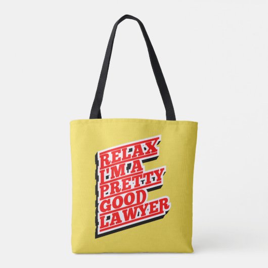 私リラックスは弁護士かわいらしだ トートバッグ (裏面)