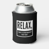 私リラックスは、その会計士のCpa用のスプレッドシートを持っている 缶クーラー (缶裏面)