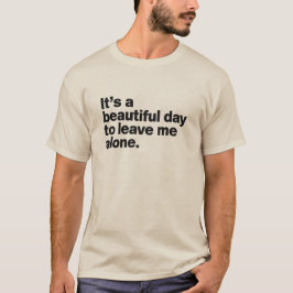 私一人では素晴らし離れい日だ Tシャツ