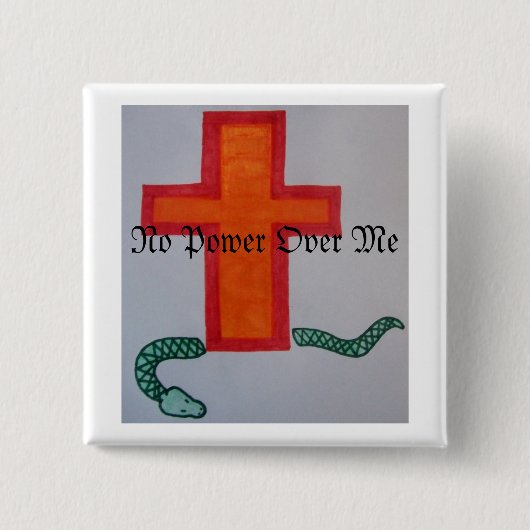 私上の力無しボタン 缶バッジ (正面)