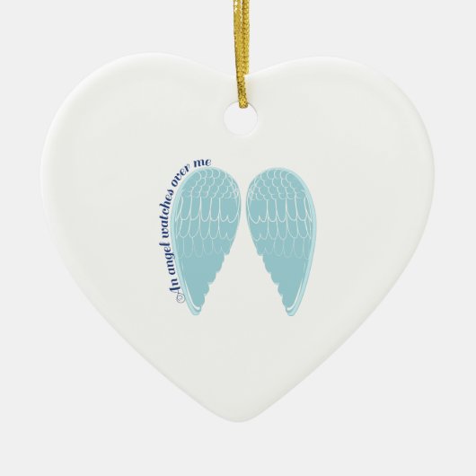 私上の天使の腕時計 セラミックオーナメント (正面)