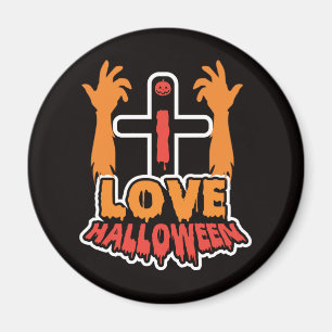 私不気味はハロウィンゾンビハンズマグネットが大好き マグネット