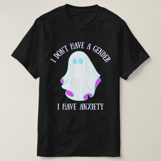 私不気味は性別無し Tシャツ (デザイン正面)