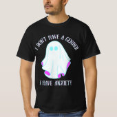私不気味は性別無し Tシャツ (正面)