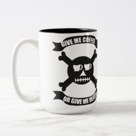 私与えのコーヒ与えーか死のマグカップ ツートーンマグカップ