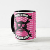 私与えのコーヒ与えーか死のマグカップ マグカップ (正面左)