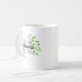 私与えの花は嫌い コーヒーマグカップ (正面左)