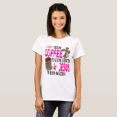 私与えはコーヒーを飲んで始め、イエスは保 Tシャツ (正面フル)
