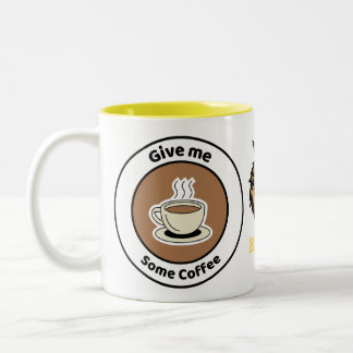 私与えはコーヒー – おもしろい&コースタイリッシュヒマグ ツートーンマグカップ