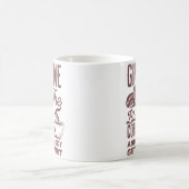 私与えはブラックコーヒーを飲み、誰も傷つけない コーヒーマグカップ (中央)