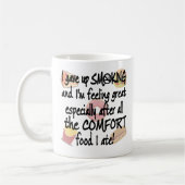 私与えは喫煙で感じす素晴らし コーヒーマグカップ (左)