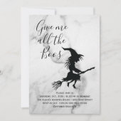 私与え全ボオスマーブルハローウィンパーティ 招待状 (正面)