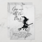 私与え全ボオスマーブルハローウィンパーティ 招待状 (正面/裏面)