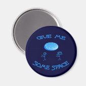 私与え宇宙フリスビー マグネット (正面/裏面)