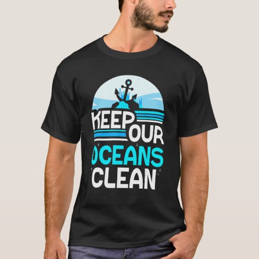 私保たちの海の清保護浄な救海 Tシャツ (正面)