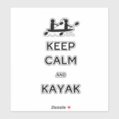 私保と一緒に静かにカヤック シール (シート)