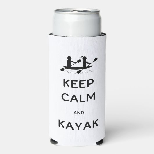 私保と一緒に静かにカヤック スリム缶クーラー (Seltzer正面)