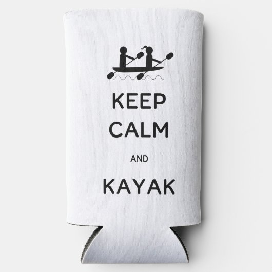 私保と一緒に静かにカヤック スリム缶クーラー (正面)