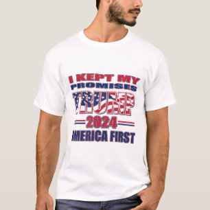 私保の約束 – Trump 2024 Tシャツ