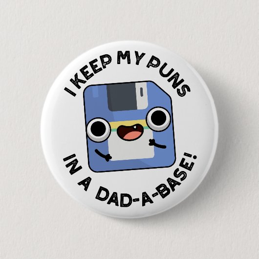 私保はパパのパパで自分のパンをおもしろい打つ 缶バッジ (正面)
