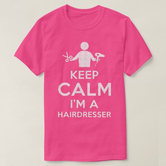 私保は理容師 Tシャツ (デザイン正面)