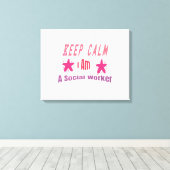 私保は社会人だ キャンバスプリント (インサイチュ (ウッドフロア))