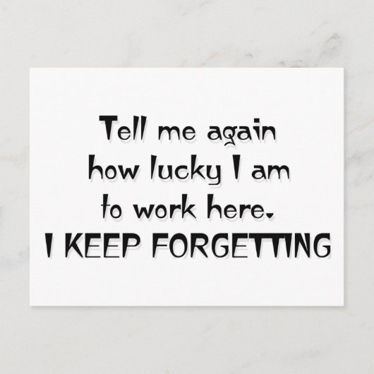 私保忘れは ポストカード (正面)