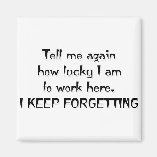 私保忘れは マグネット (正面)