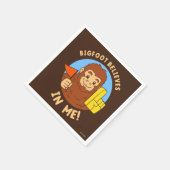 私信じの大足 スタンダードカクテルナプキン (角)