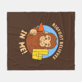 私信じの大足 フリースブランケット (正面(横))