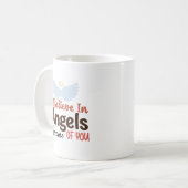 私信じは天使の中にいる コーヒーマグカップ (正面左)