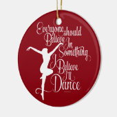 私信じは踊る セラミックオーナメント (左)