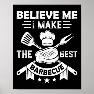 私信じはBbqの最高の焼き肉を作る ポスター