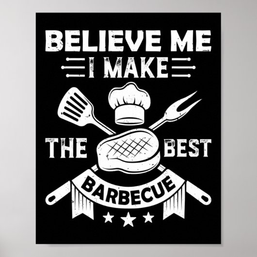 私信じはBbqの最高の焼き肉を作る ポスター (正面)
